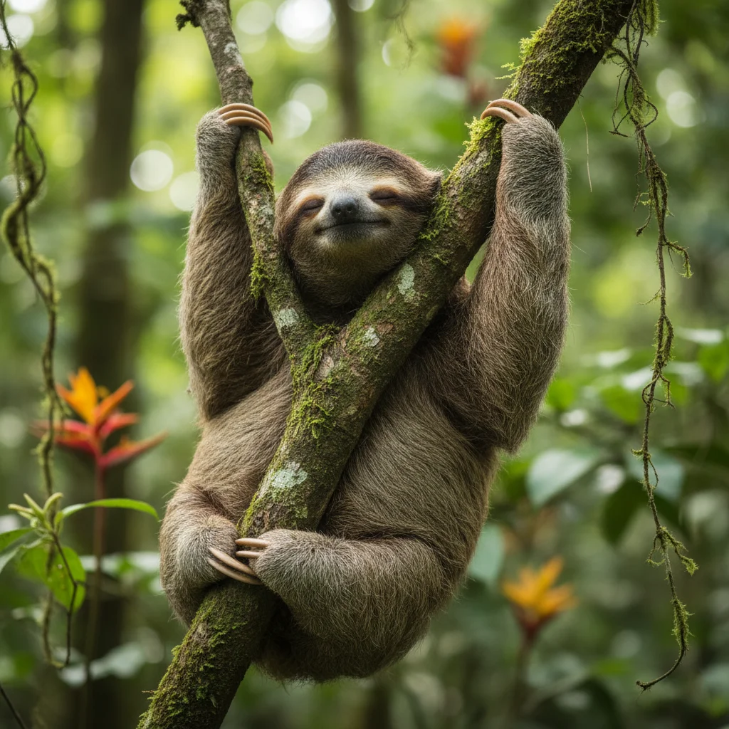 Самые ленивые животные: медлительность как стратегия выживания 