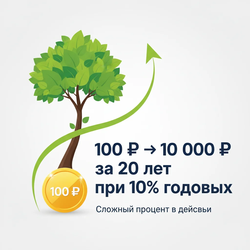 Как работает сложный процент: тихая сила, которая удваивает ваши деньги 